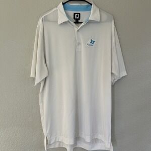 FootJoy Polo Shirt Stretch Dot Print Golf Kapalua Size Large